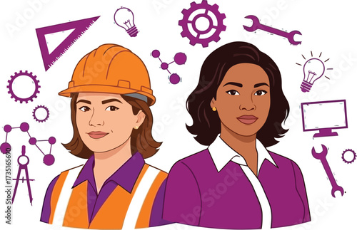 Celebrating International Women in Engineering Day with diverse female engineers inspiring innovation and progress in STEM fields globally on June 23
