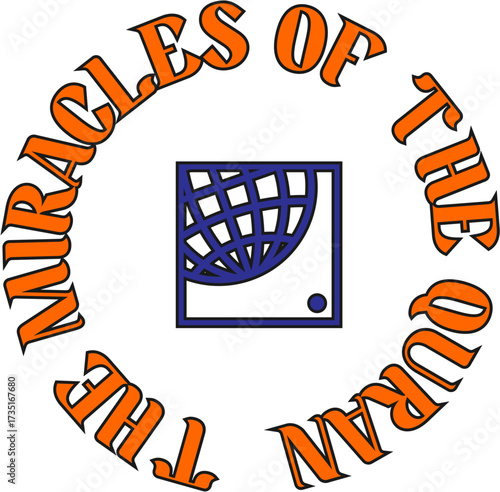 Circular logo with 'Miracles of the Quran' text surrounding a blue global grid graphic, symbolizing spiritual and scientific exploration.