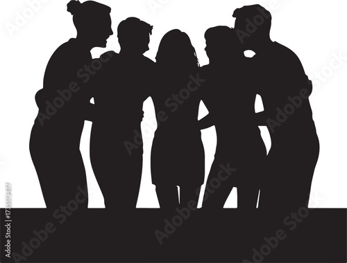 Hiking Silhouette Vector | Traveler and Adventure Illustration