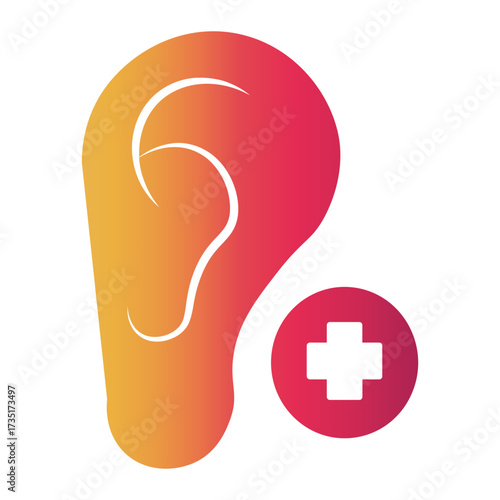 deaf Gradient icon