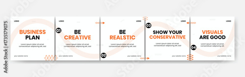 Editable Business Plan Instagram Carousel Post Template Set for Corporate Marketing, Strategy Presentation, and Social Media Promotion Design