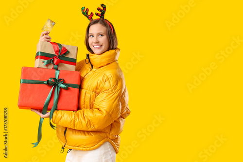 Beautiful young happy woman...