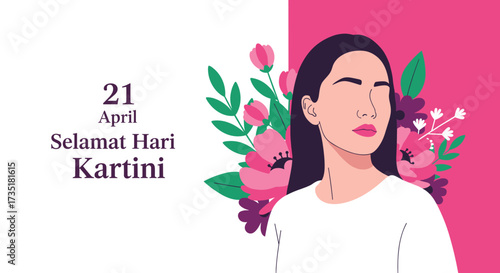 Empowering Women on April 21st with Floral Illustrations in Vibrant Colors