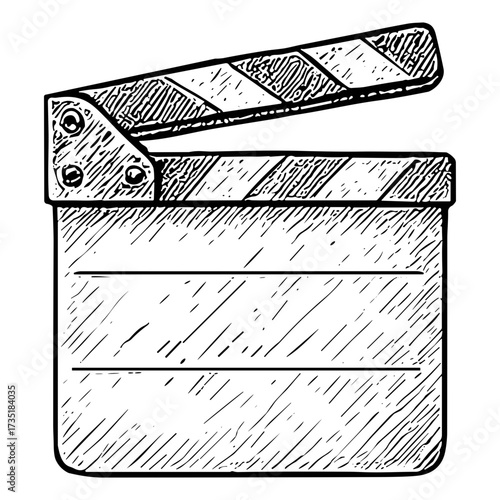 Blank Clapperboard