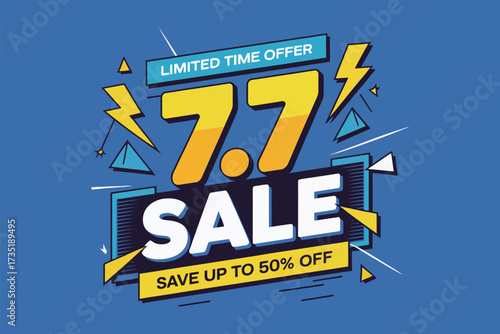 7.7 Limited time offer sale save up to 50%off deals