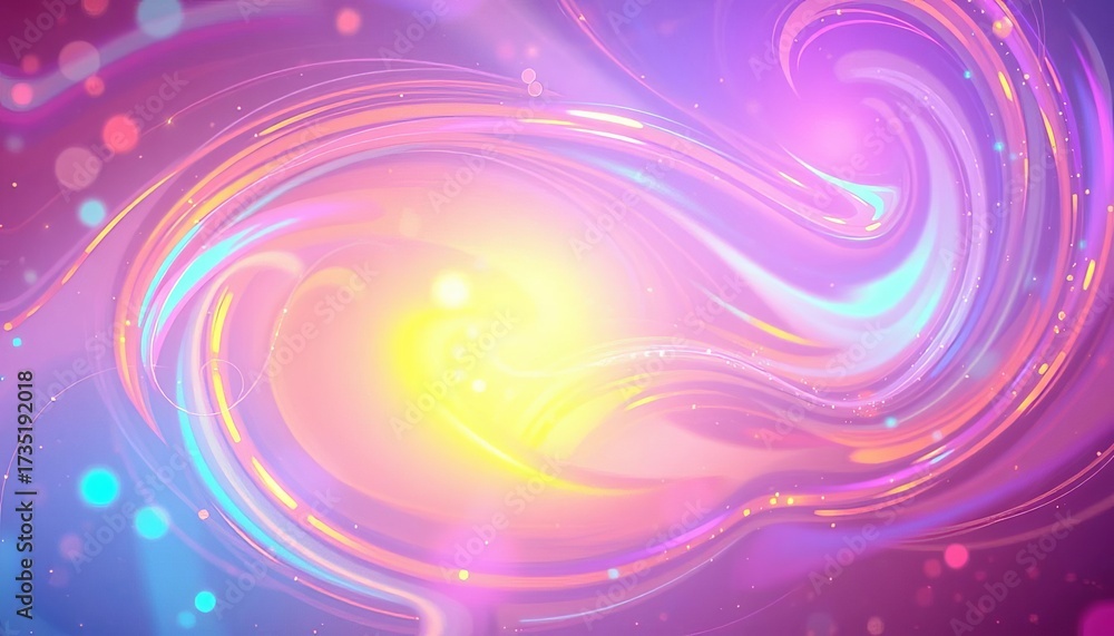 Fototapeta premium Shimmering, pearlescent swirls of color create a captivating backdrop, texture, elegance