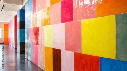 Wallpaper Mural Colorful Abstract Wall Mural Torontodigital.ca