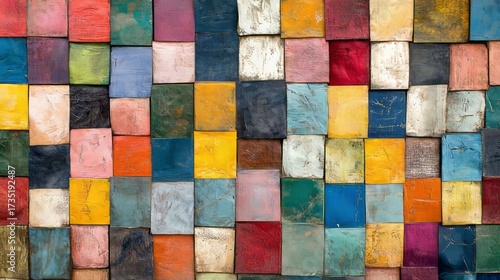 Wallpaper Mural Colorful Abstract Wall Mural Torontodigital.ca