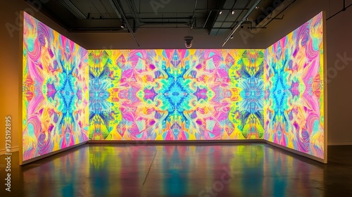 Wallpaper Mural Colorful Abstract Wall Mural Torontodigital.ca