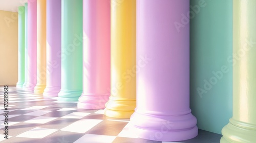 Wallpaper Mural Colorful Abstract Wall Mural Torontodigital.ca