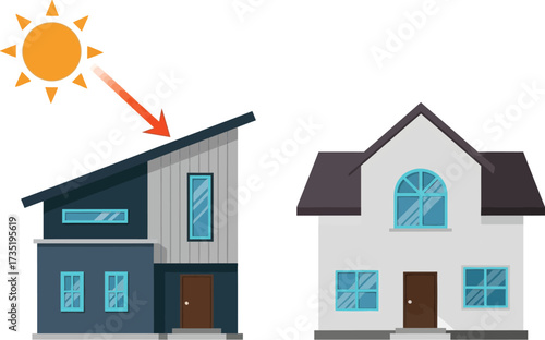 Solar house efficiency tips for cooling and home improvement editable