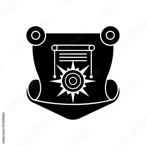 patent protection scroll icon 
