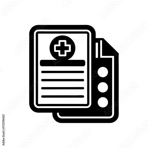 digital health record icon 