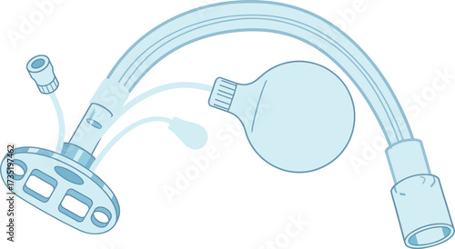 Endotracheal tube medical device airway management equipment editable