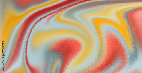 Dynamic Marbled Background with Swirls of Primary and Pastel Colors