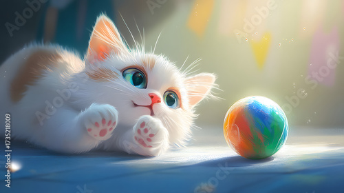 easter bunny with eggs