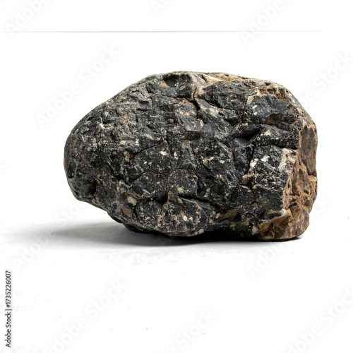 Rough, dark gray stone