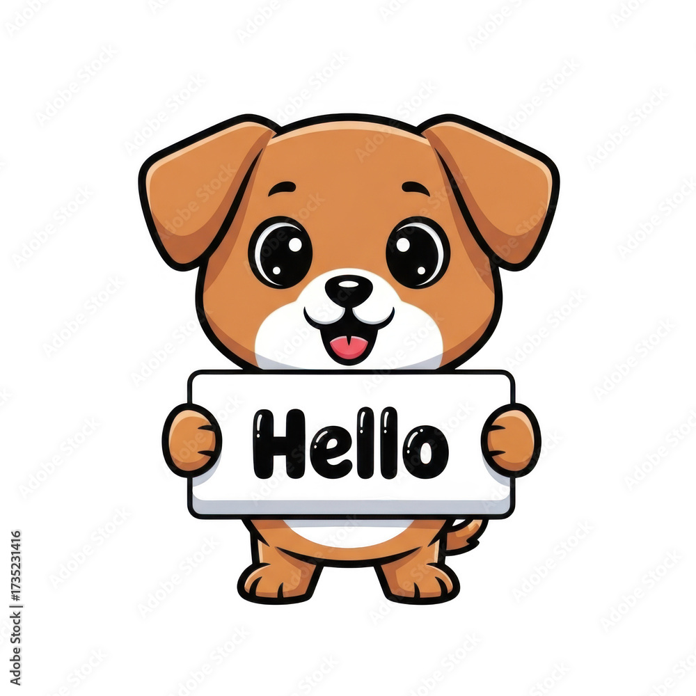 Fototapeta premium Cute cartoon dog wearing a black jacket isolated on transparent background