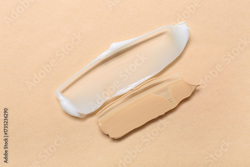 Samples of makeup foundatio...