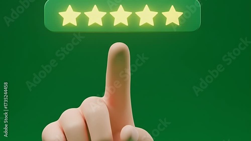 Customer Satisfaction Rating Five Star Experience.