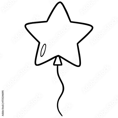 Balloons black and white coloring clipart set! Includes cute doodles, festive line art illustrations, and printable elements for crafts, worksheets, decorations, parties, and kids’ coloring activities