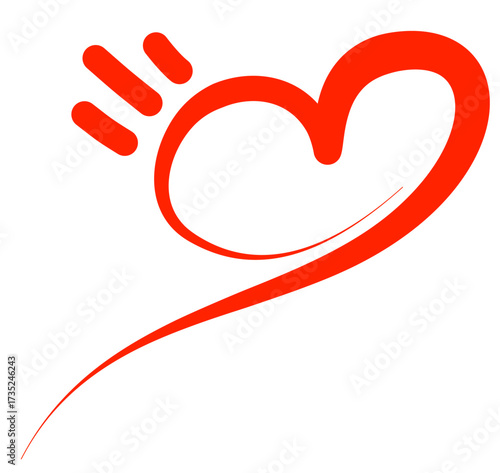 Love and Like Reaction on Social Media, Vector Social Media Concept, Valentine, Christmas, Marry. Using network for posting and sharing content.	