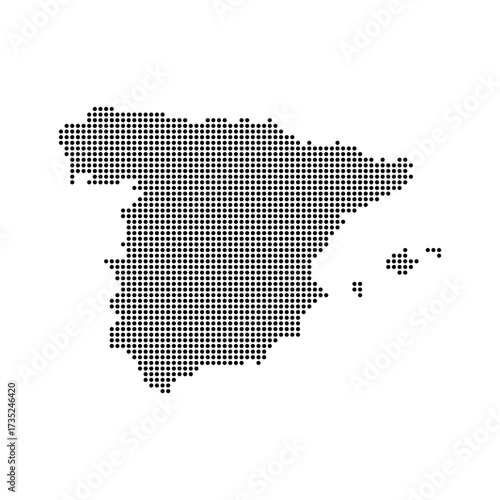 vector of Spain map