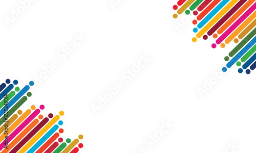 SDG Inspired Colorful Abstract Vector Background