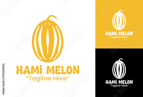 Hami Melon Logo Professional Creative Brand Design