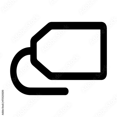 Price Tag Icon Outline
