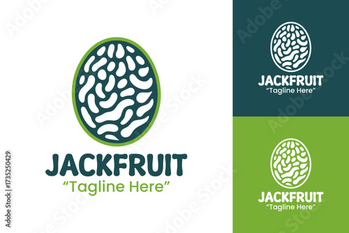 Jackfruit Logo Premium Healthy Lifestyle Emblem