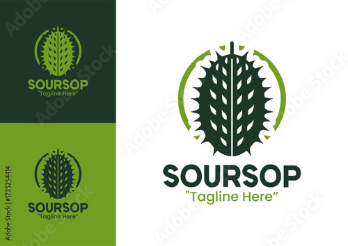 Soursop Logo Creative Tropical Food Branding