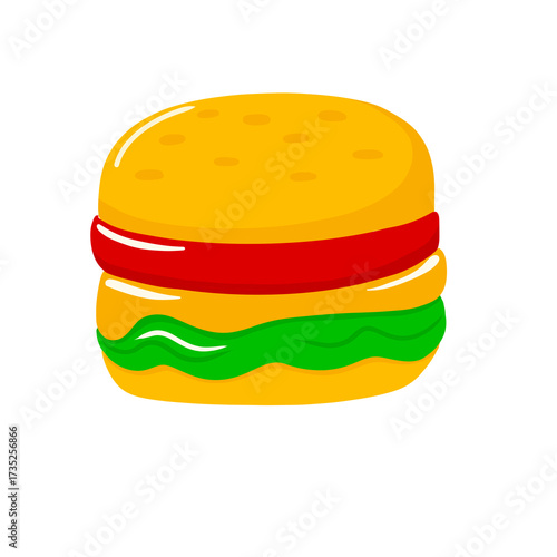 Transparent hamburger vector 