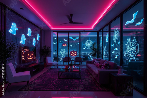 Halloween smart apartment