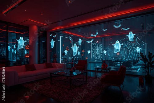 Halloween smart apartment
