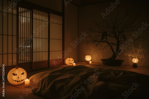 Japanese Halloween Bedroom