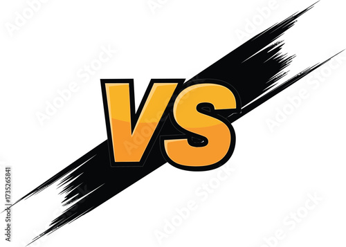 Versus battle competition match fight challenge comparison vs mode vector