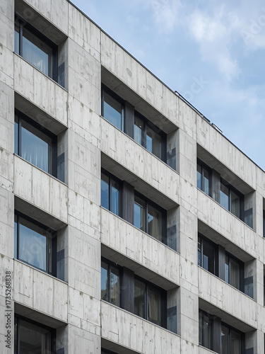 Wallpaper Mural modern concrete plattenbau facade Torontodigital.ca