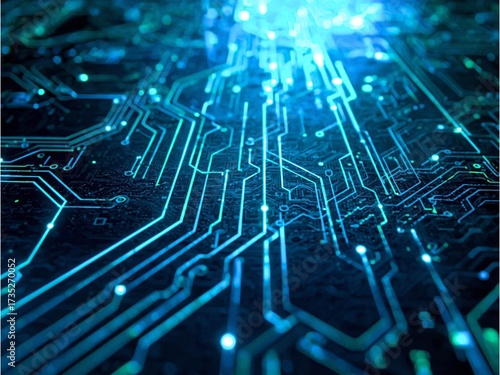 Futuristic Circuit Board