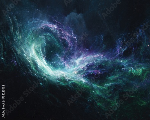 Wallpaper Mural Colorful Nebula in Deep Space Torontodigital.ca