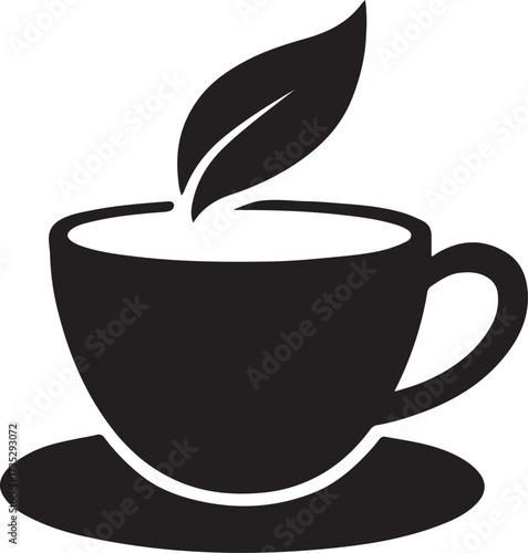 Artistic illustration of herbal tea with vibrant colors and botanical elements