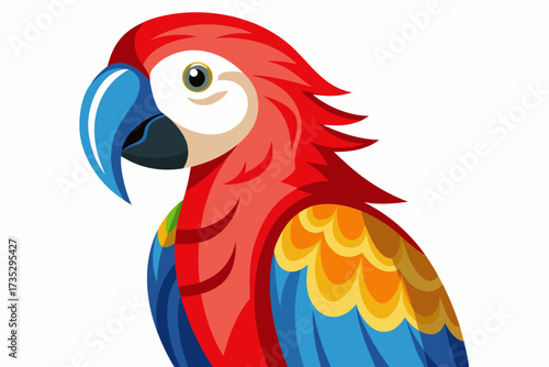 scarlet macaw parrot