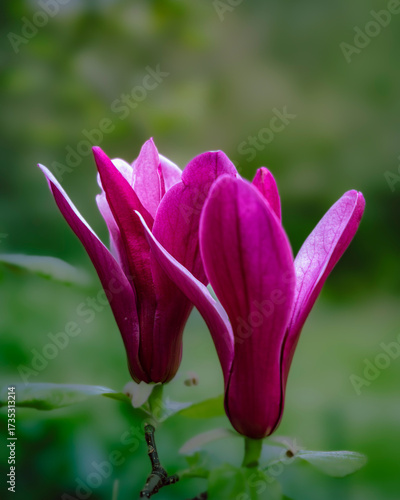 Magnolia liliiflora. Commonly known as purple Magnolia