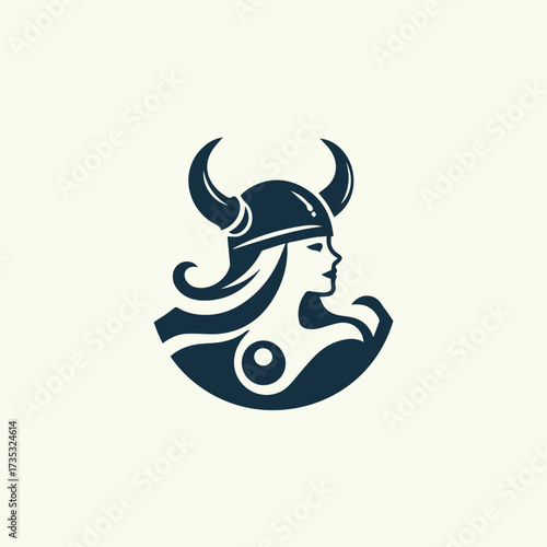 Viking Girl Logo
