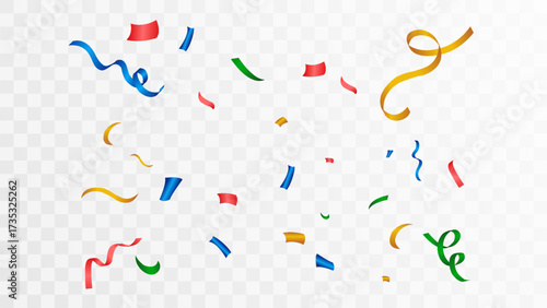 confetti explosion celebrate vector background