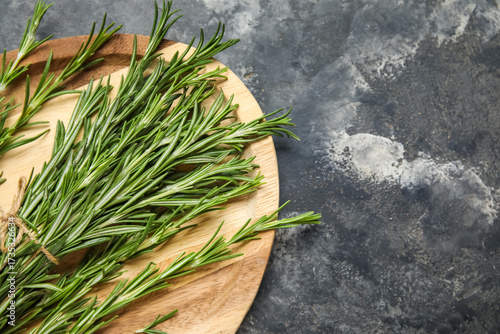 Fresh rosemary herb bunch o...