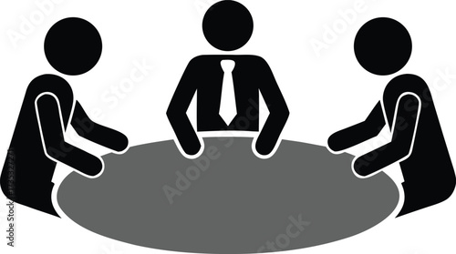 Team meeting at the table for collaborative work, strategic planning and business development, a modern concept for partnership and success