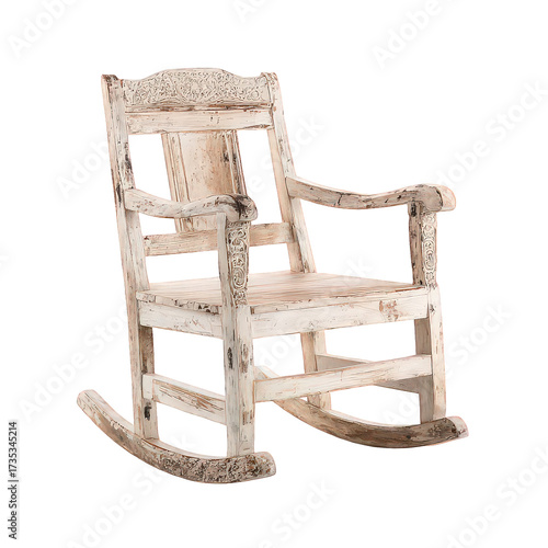 Vintage Wooden Rocking Chair
