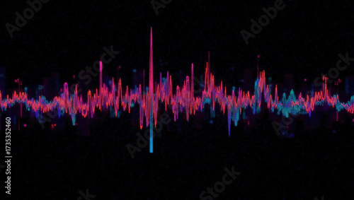 NeonDigitalSoundWaveform