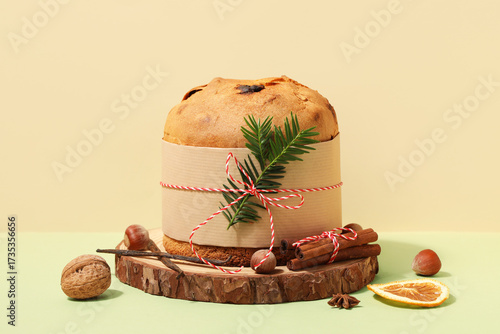 Sweet Christmas Panettone w...